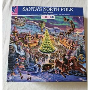 Ceaco‎ Santa's North Pole Zac Kinkade 1000 Piece Jigsaw Puzzle Christmas